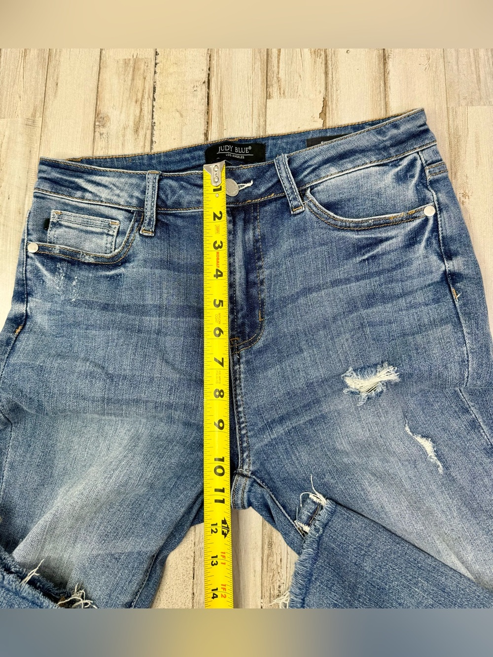 Judy Blue Jeans Womens 7/28 Blue High Rise Skinny Fit - Picture 7 of 11